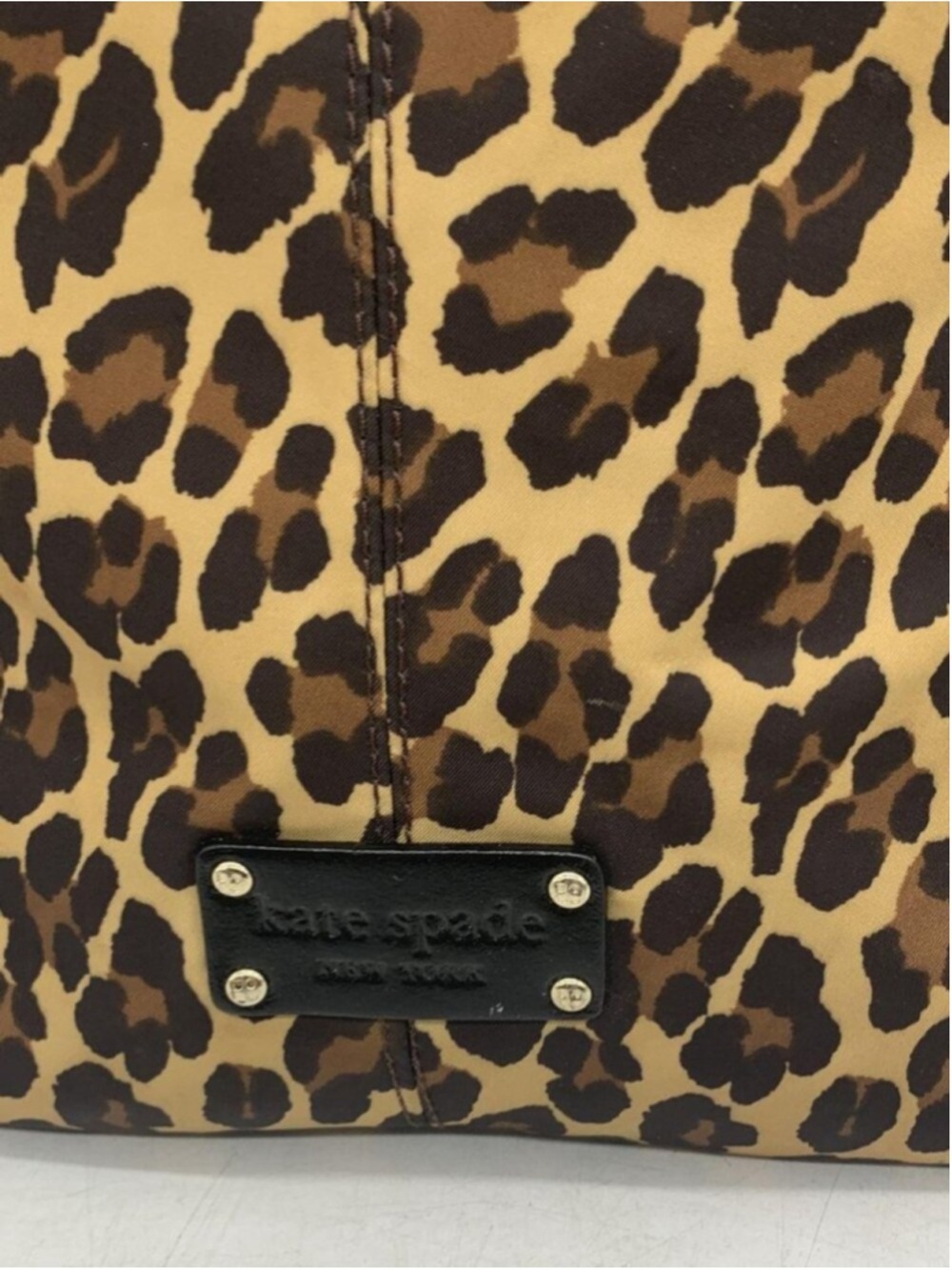 Kate Spade Leopard Print Nylon Hobo Bag - Picture 8 of 15